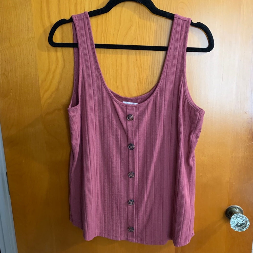 Maurices button down tank top